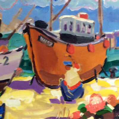 Boatyard By Jeffrey Pratt