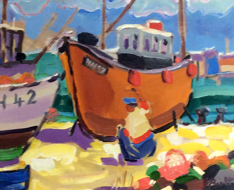 Boatyard By Jeffrey Pratt