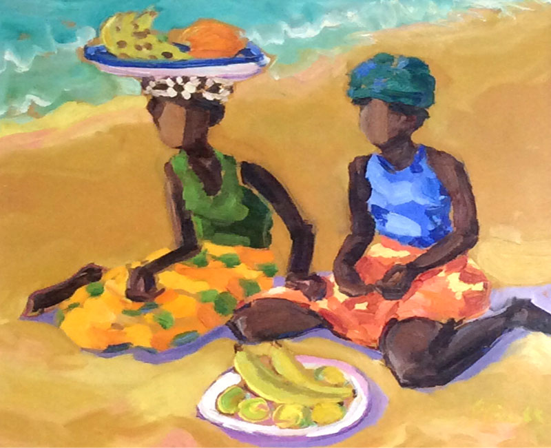 Caribbean Beach By Jeffrey Pratt